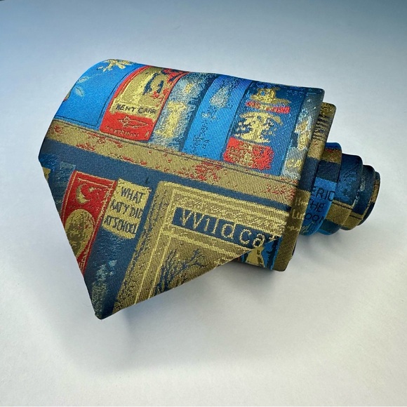 Vintage Oxford for Bodleian Library Classic Tie - Picture 7 of 7